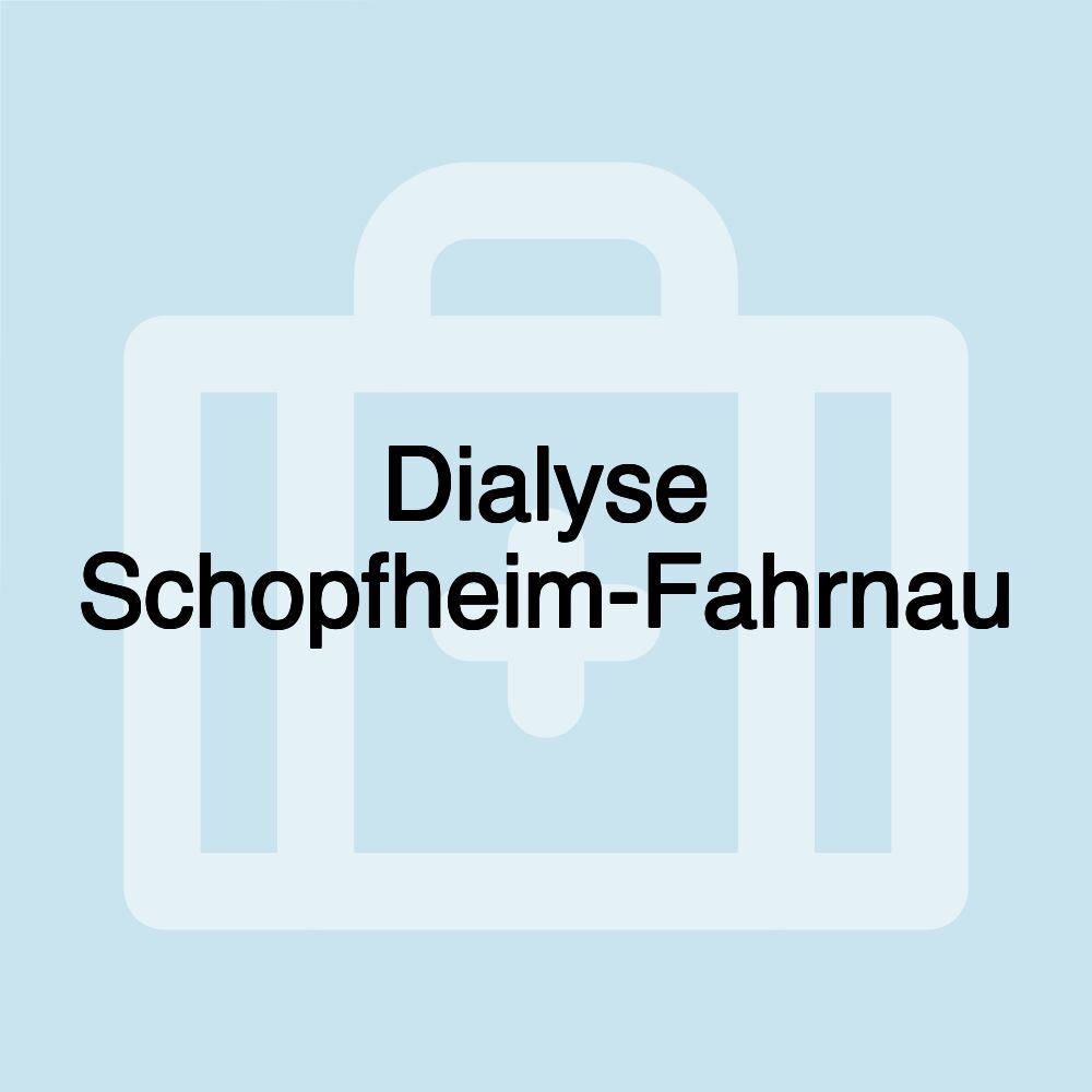 Dialyse Schopfheim-Fahrnau