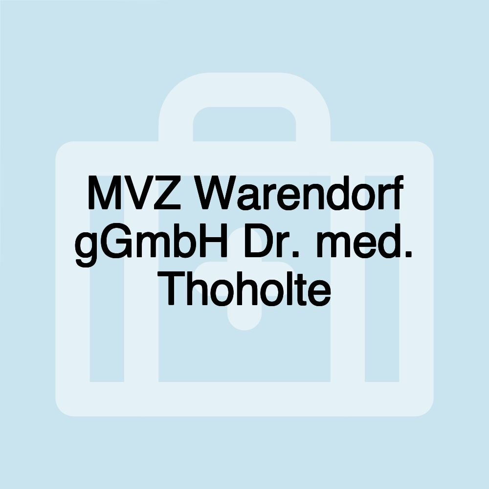 MVZ Warendorf gGmbH Dr. med. Thoholte