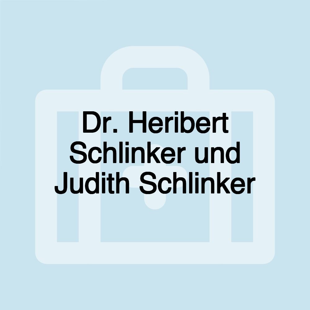 Dr. Heribert Schlinker und Judith Schlinker