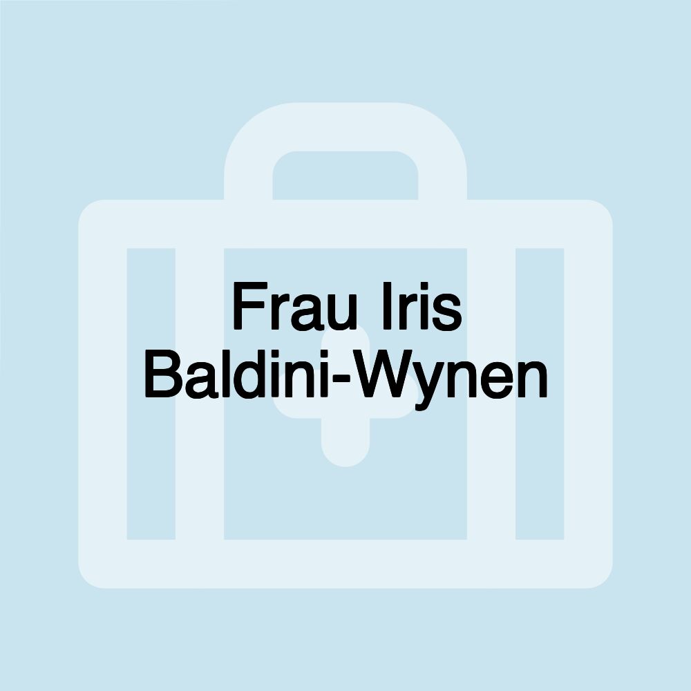 Frau Iris Baldini-Wynen