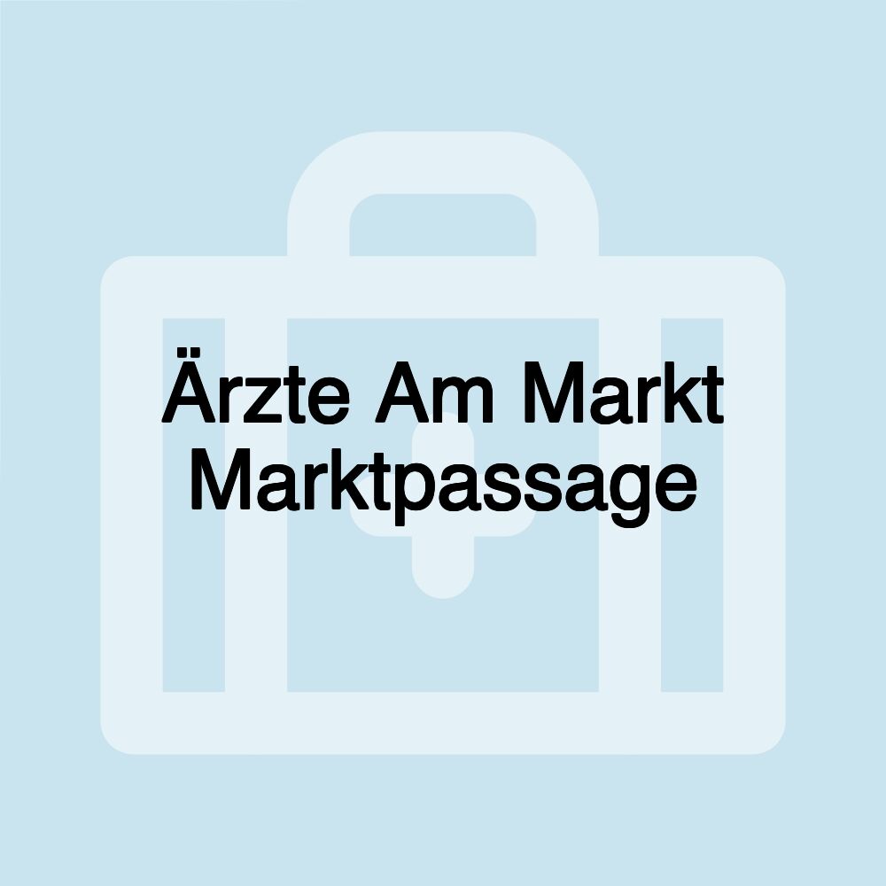 Ärzte Am Markt Marktpassage