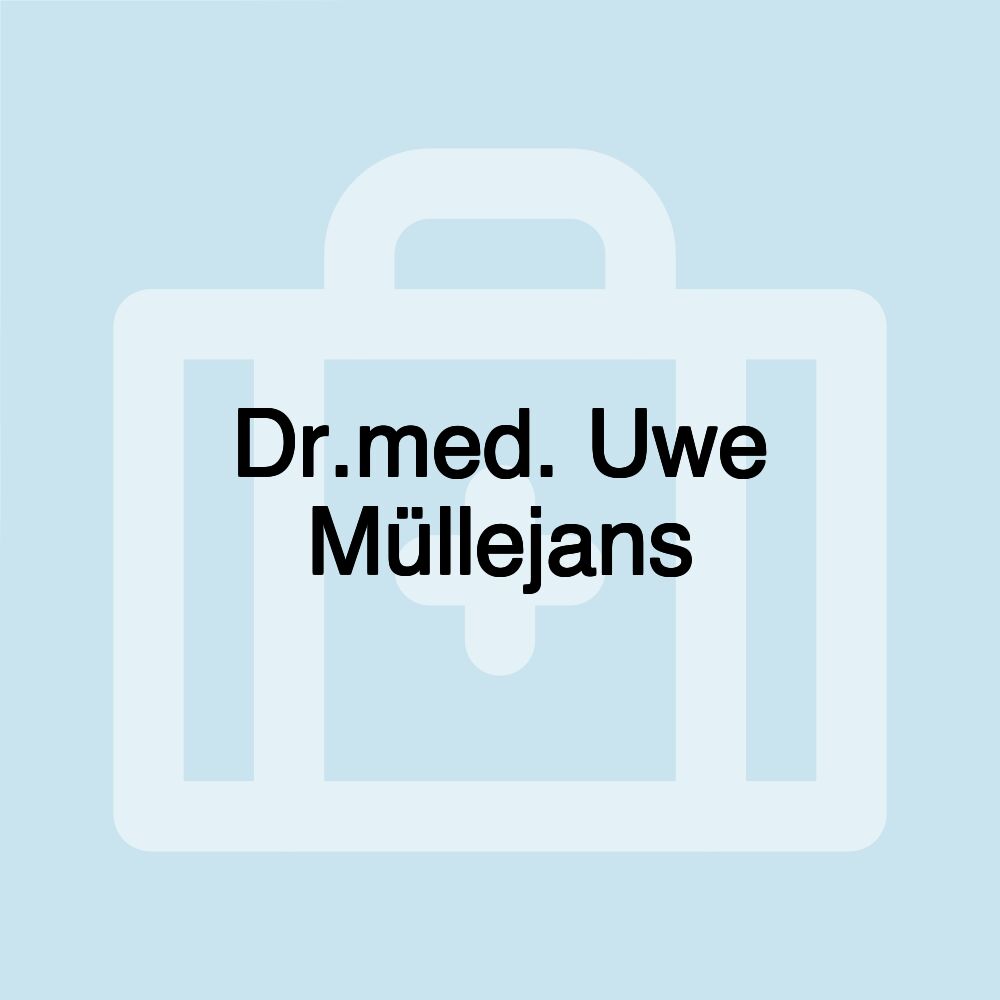 Dr.med. Uwe Müllejans