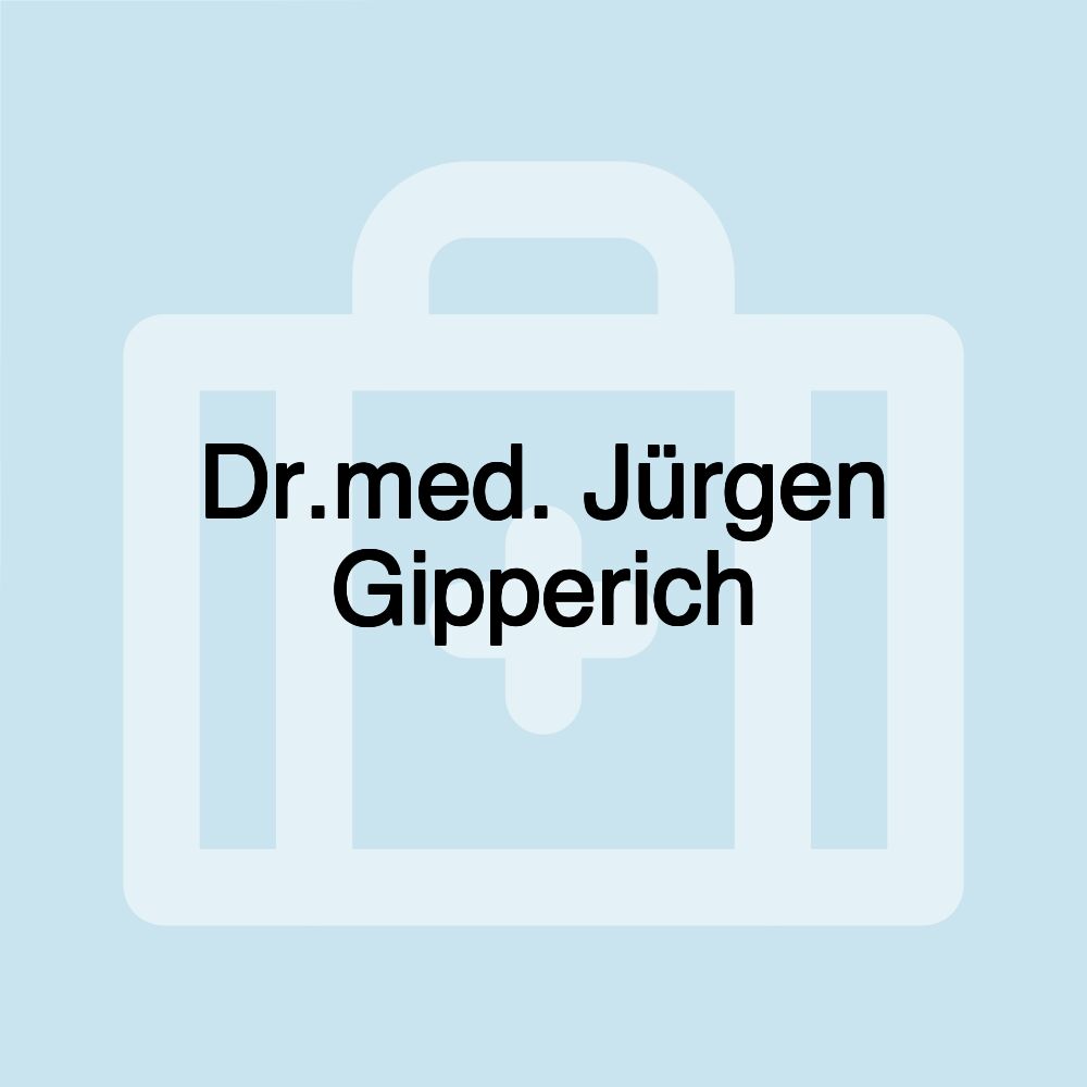 Dr.med. Jürgen Gipperich