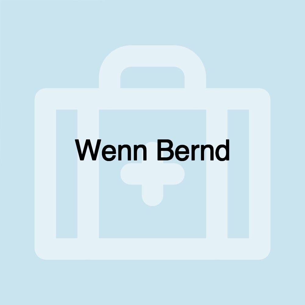 Wenn Bernd