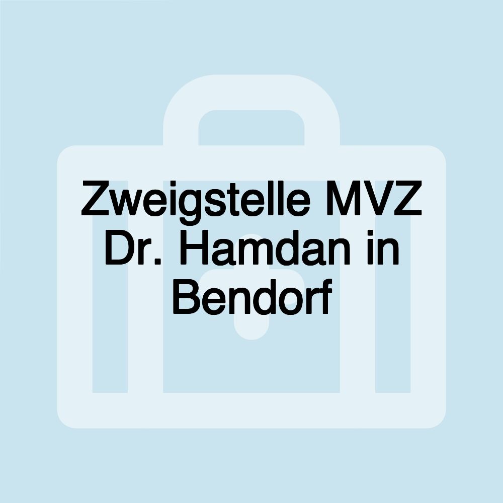 Zweigstelle MVZ Dr. Hamdan in Bendorf