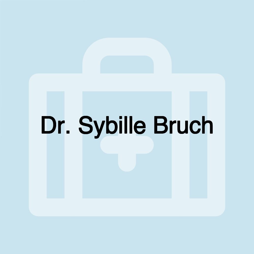 Dr. Sybille Bruch
