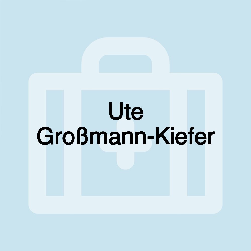 Ute Großmann-Kiefer