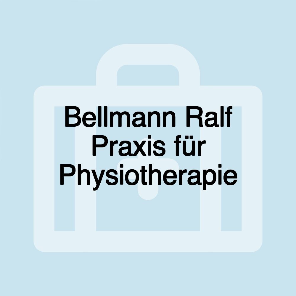 Bellmann Ralf Praxis für Physiotherapie