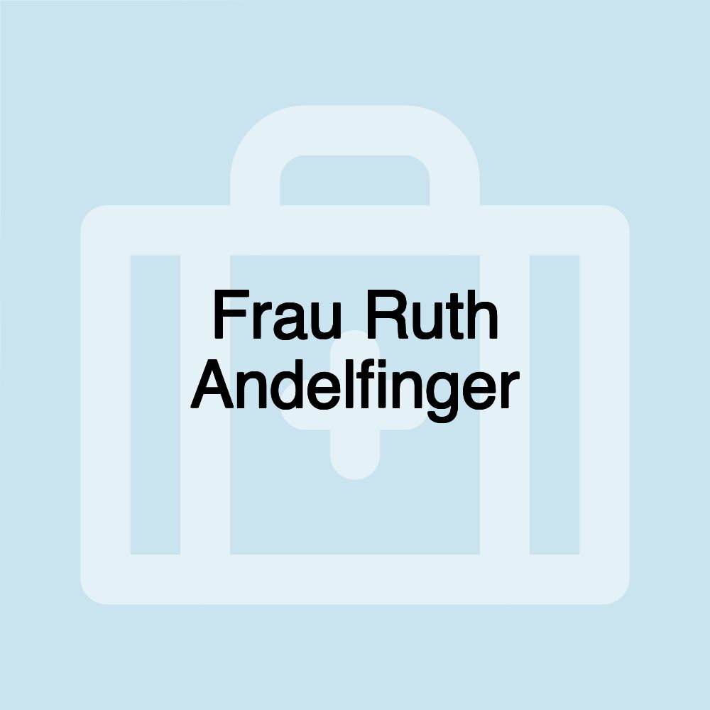 Frau Ruth Andelfinger