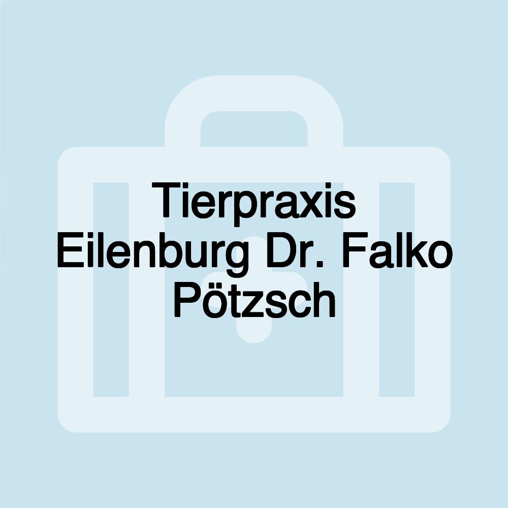 Tierpraxis Eilenburg Dr. Falko Pötzsch