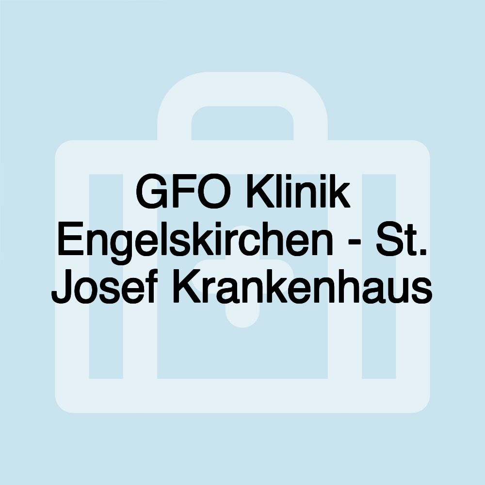 GFO Klinik Engelskirchen - St. Josef Krankenhaus