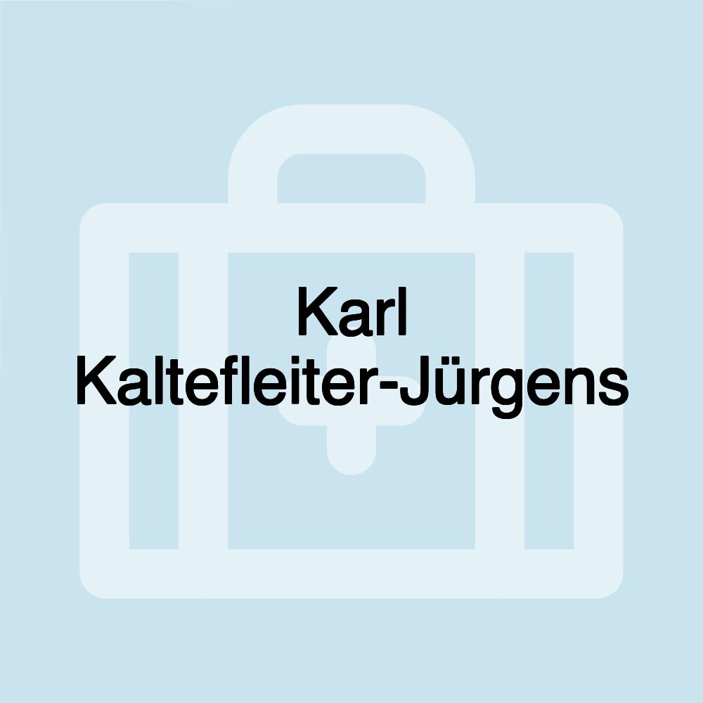 Karl Kaltefleiter-Jürgens