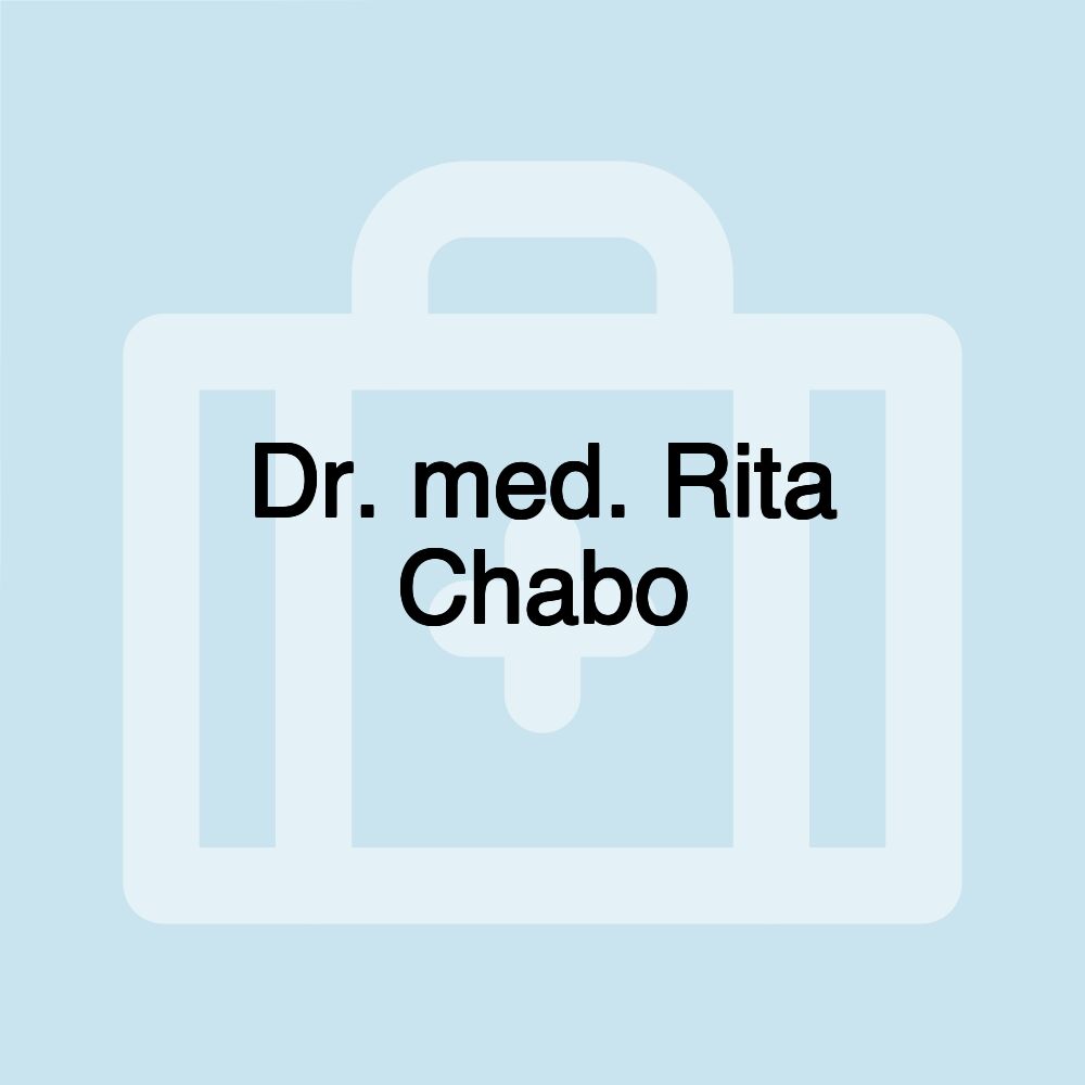 Dr. med. Rita Chabo