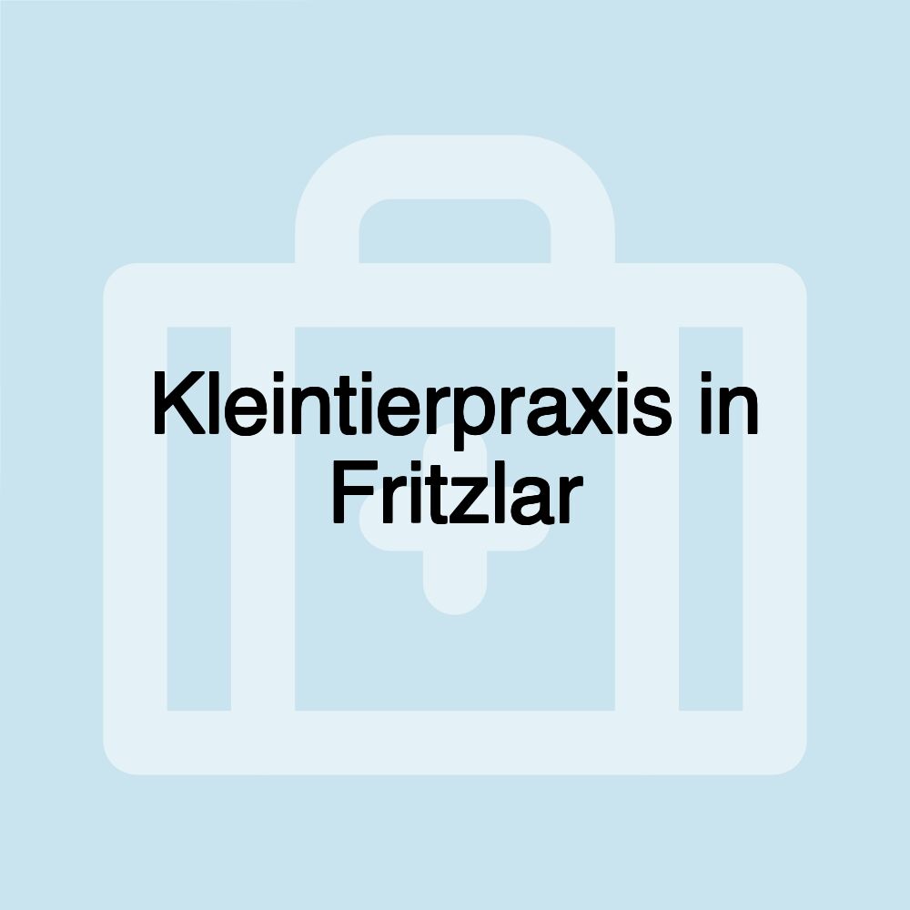 Kleintierpraxis in Fritzlar
