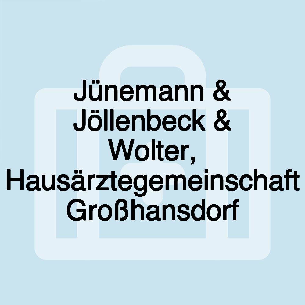 Jünemann & Jöllenbeck & Wolter, Hausärztegemeinschaft Großhansdorf