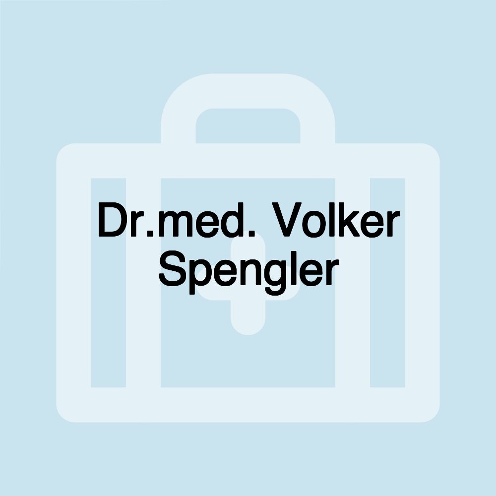 Dr.med. Volker Spengler