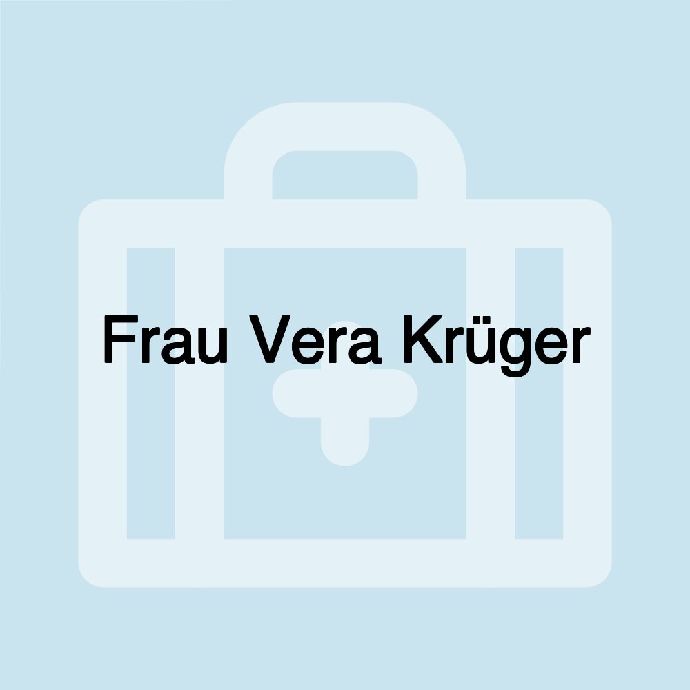 Frau Vera Krüger
