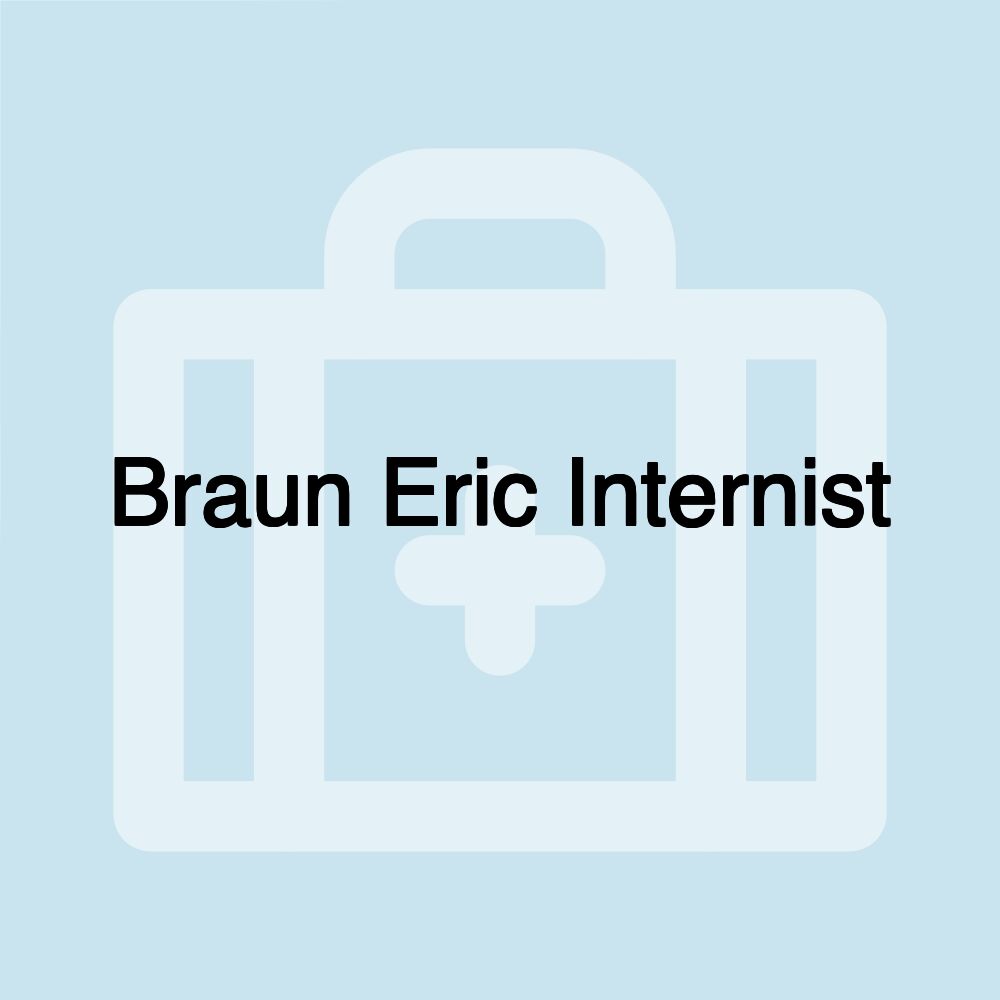 Braun Eric Internist