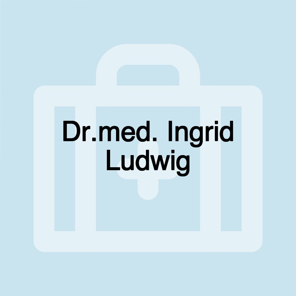 Dr.med. Ingrid Ludwig