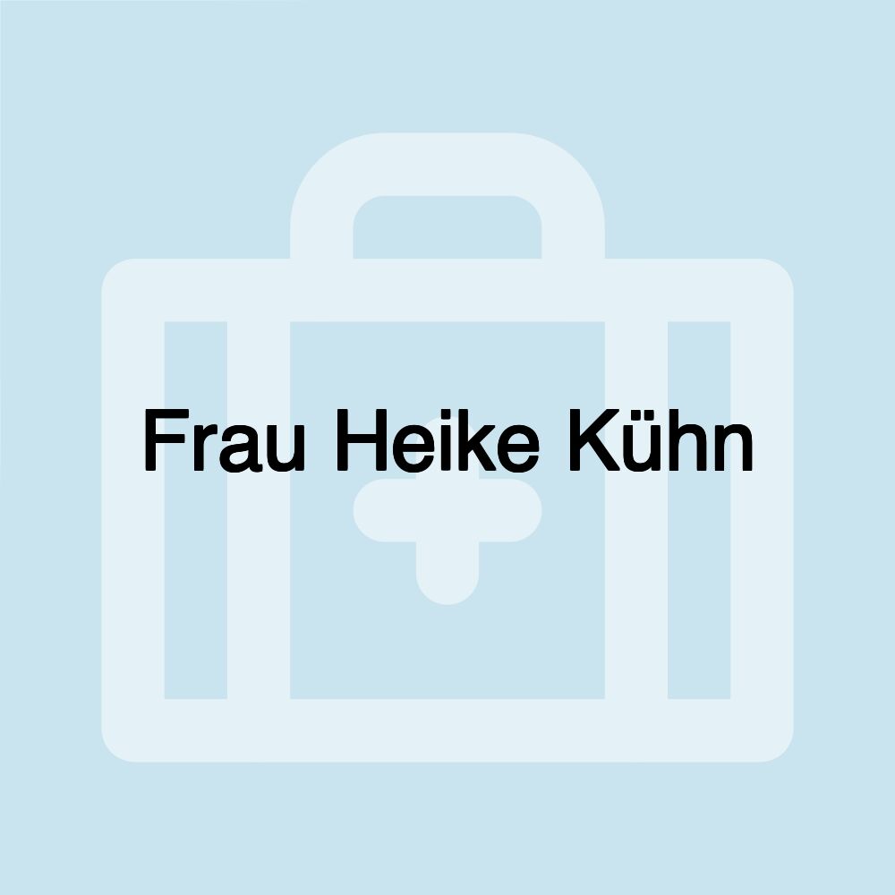 Frau Heike Kühn