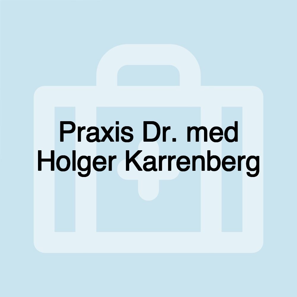 Praxis Dr. med Holger Karrenberg