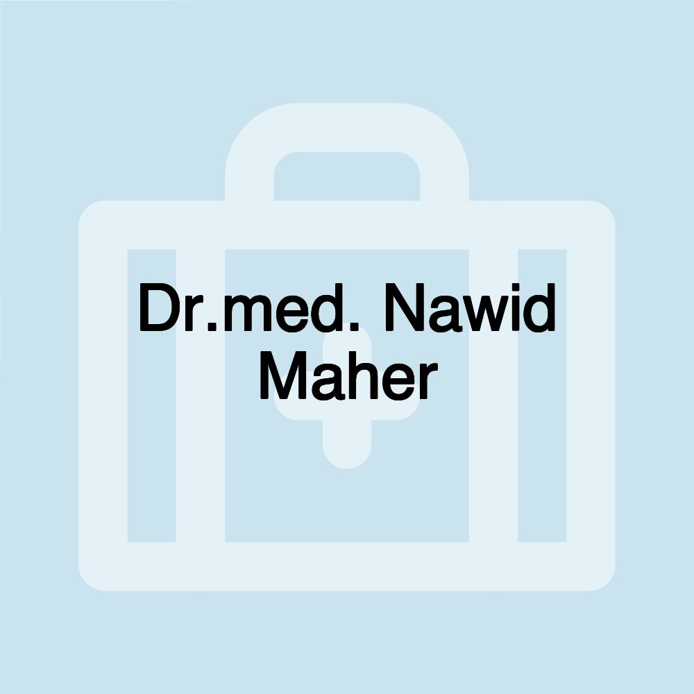 Dr.med. Nawid Maher