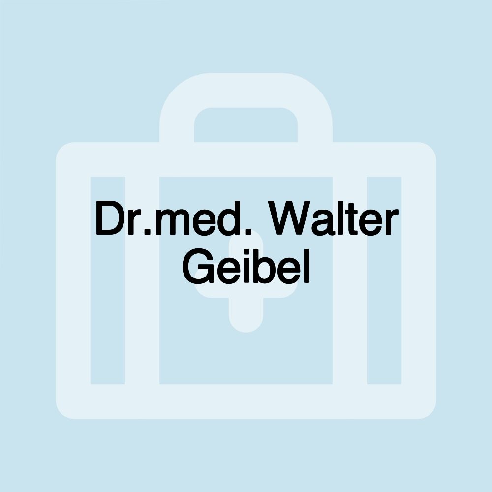 Dr.med. Walter Geibel