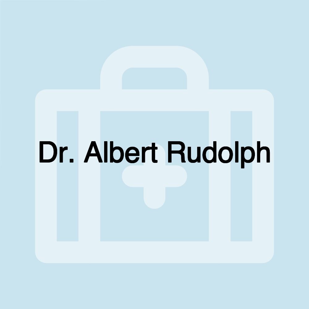 Dr. Albert Rudolph