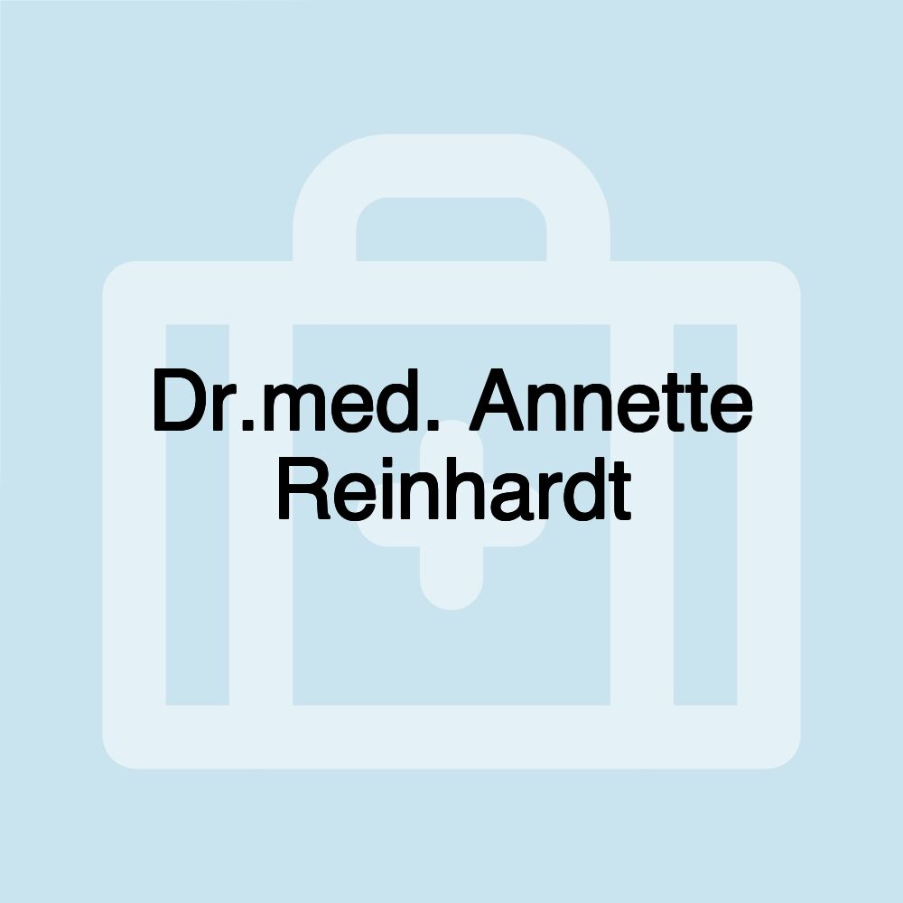 Dr.med. Annette Reinhardt