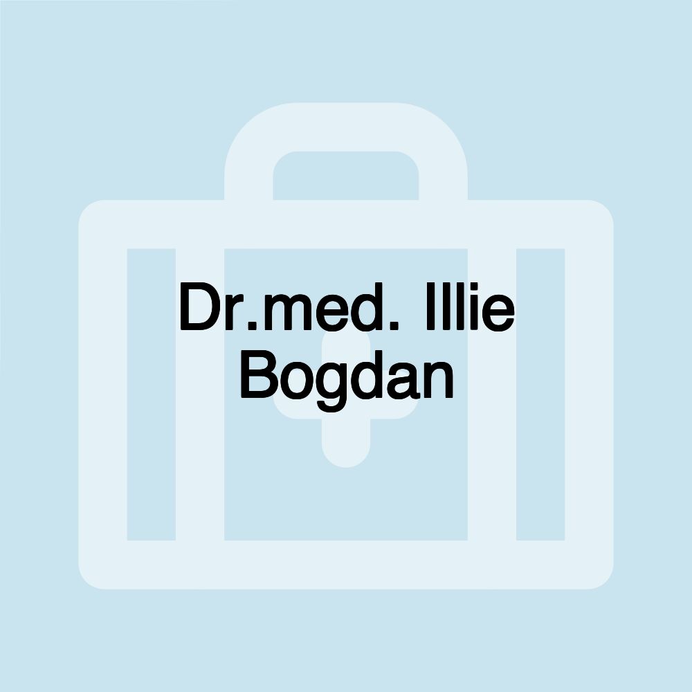 Dr.med. Illie Bogdan