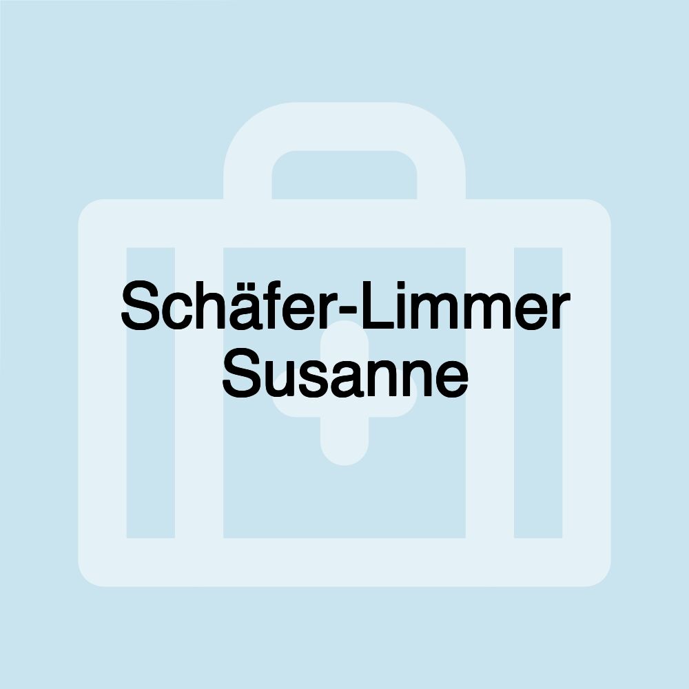 Schäfer-Limmer Susanne