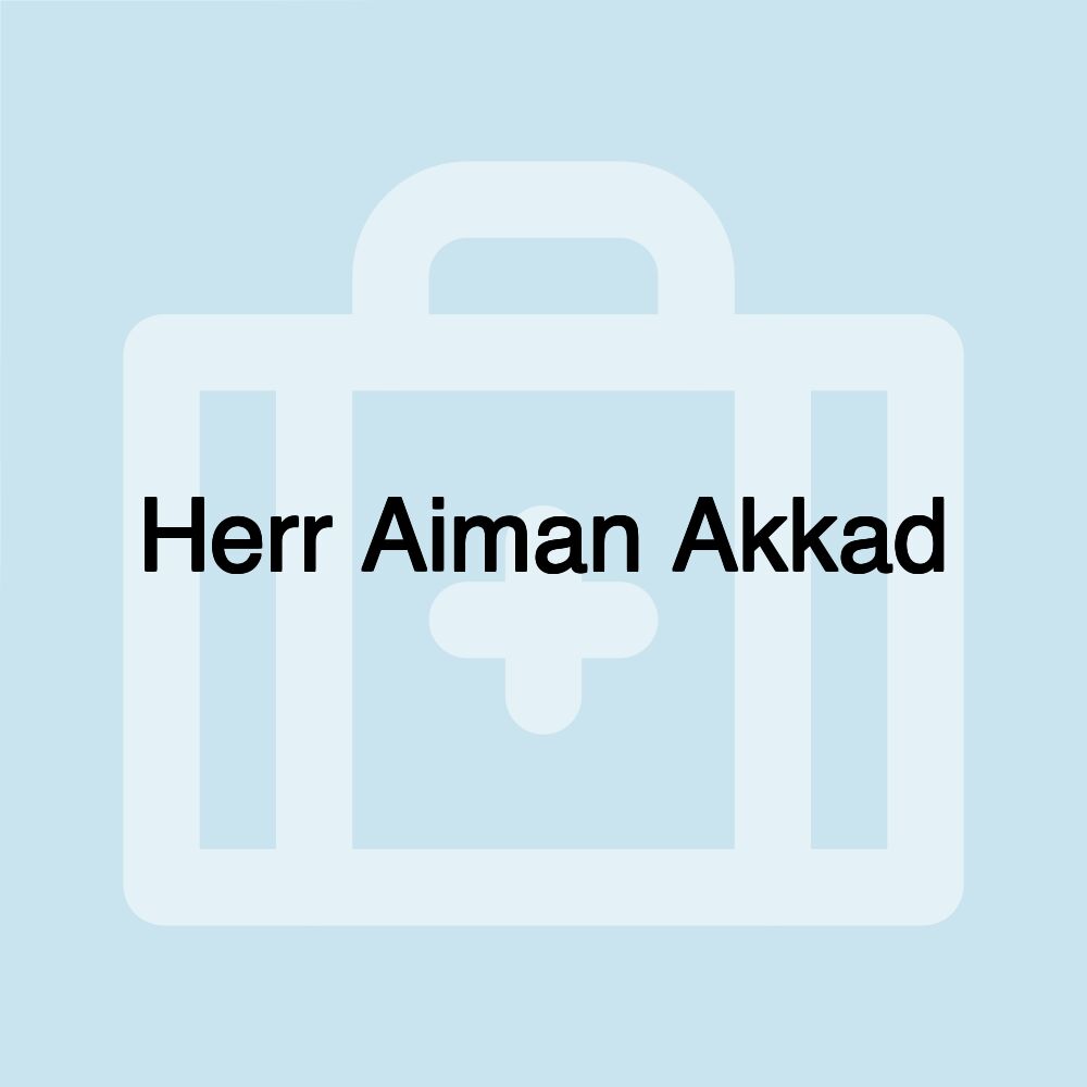 Herr Aiman Akkad