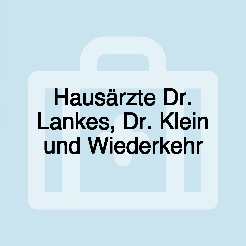 Hausärzte Dr. Lankes, Dr. Klein und Wiederkehr