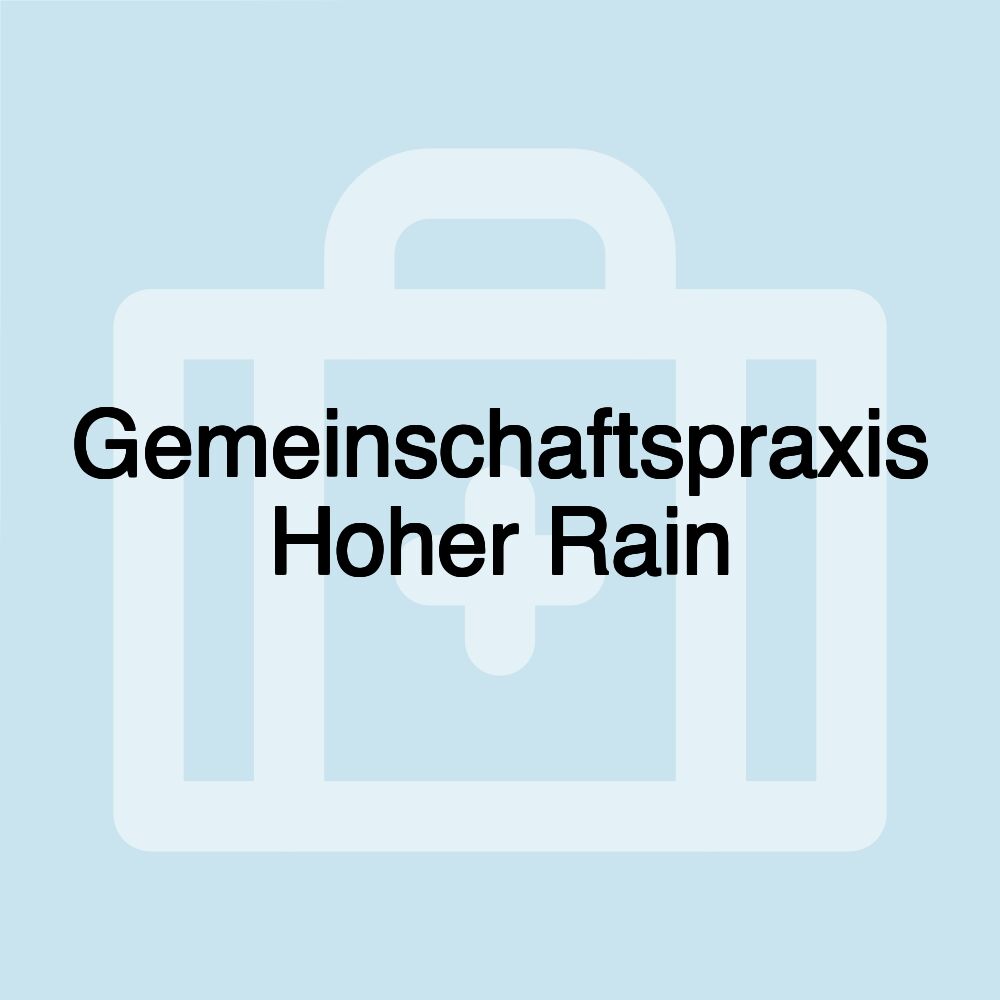 Gemeinschaftspraxis Hoher Rain