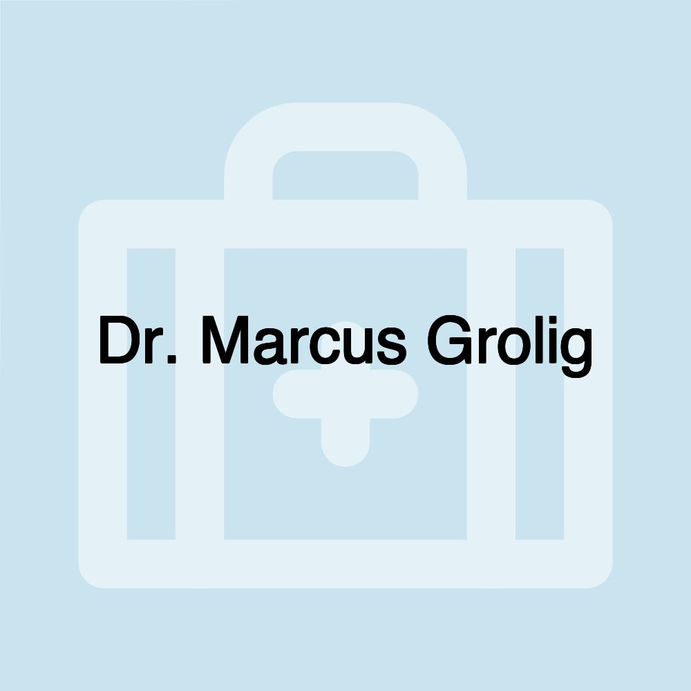 Dr. Marcus Grolig