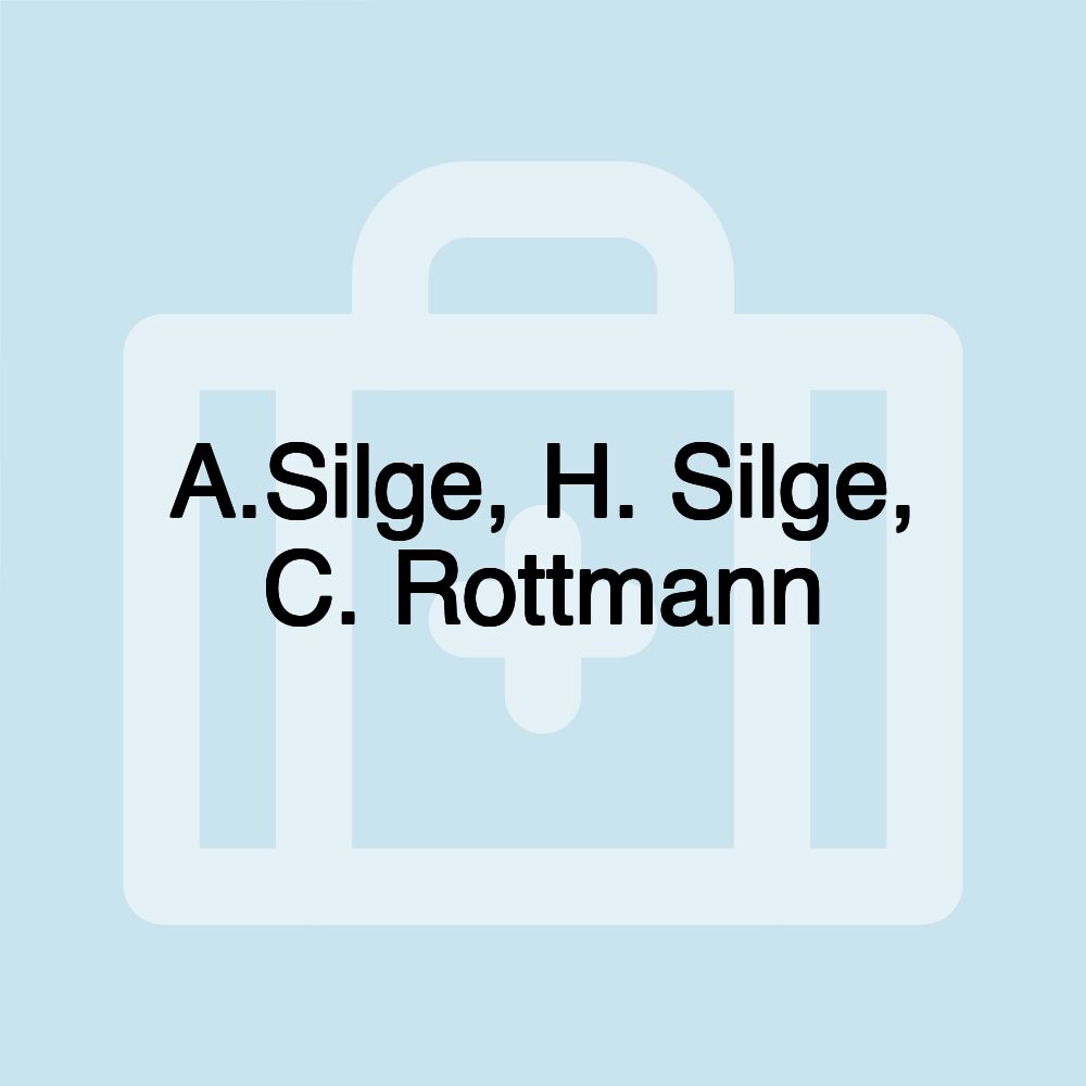 A.Silge, H. Silge, C. Rottmann