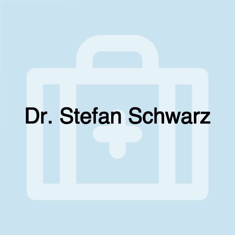Dr. Stefan Schwarz