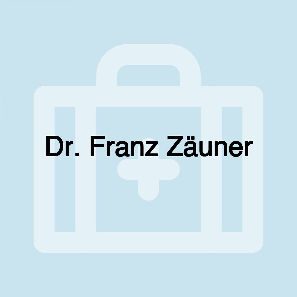 Dr. Franz Zäuner