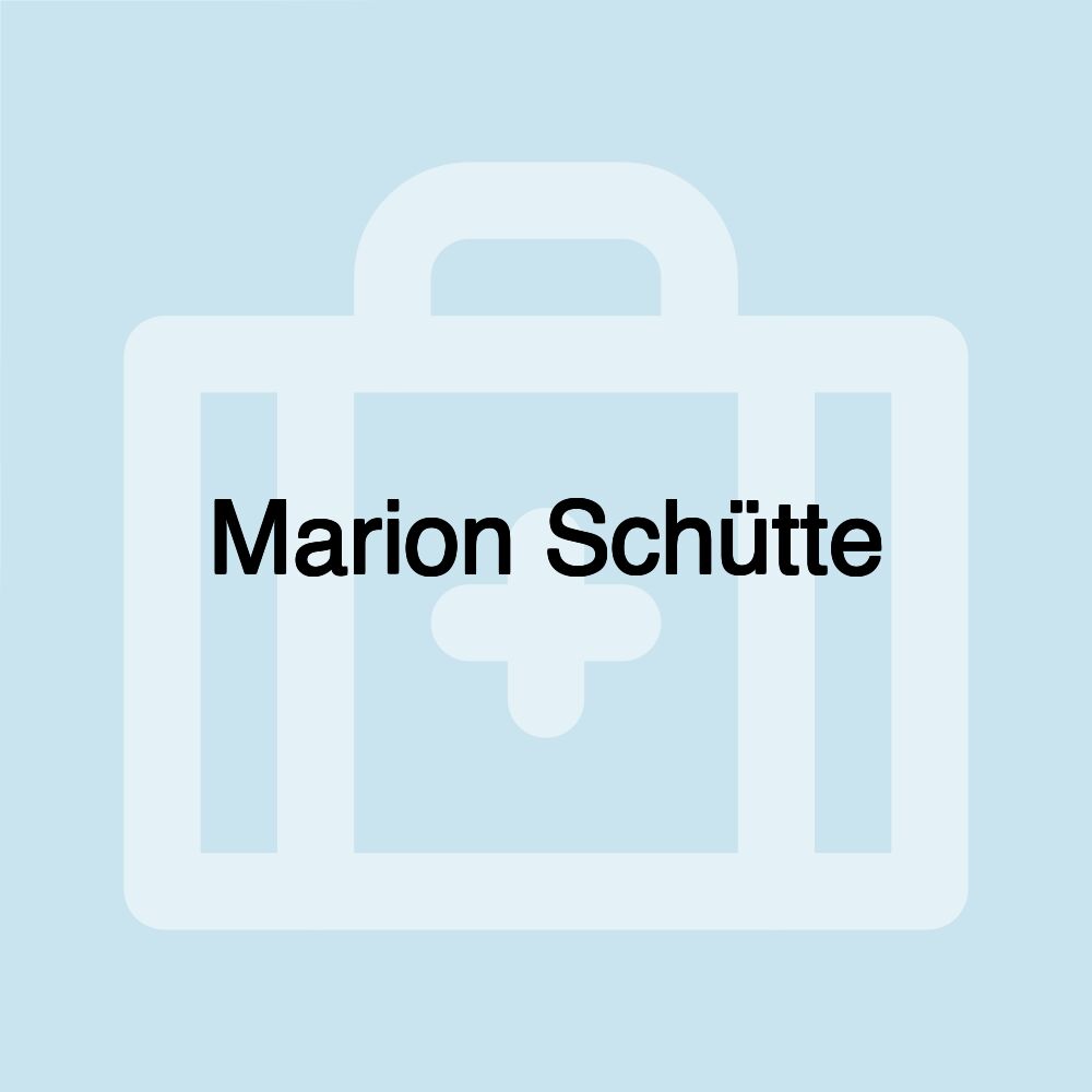 Marion Schütte