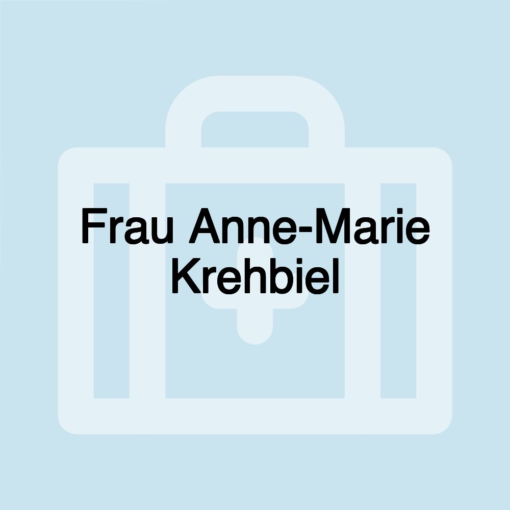 Frau Anne-Marie Krehbiel