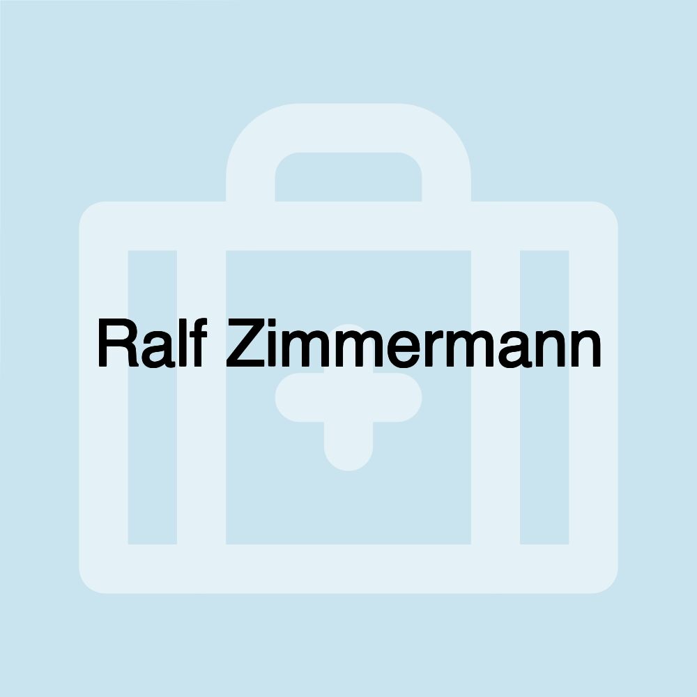 Ralf Zimmermann