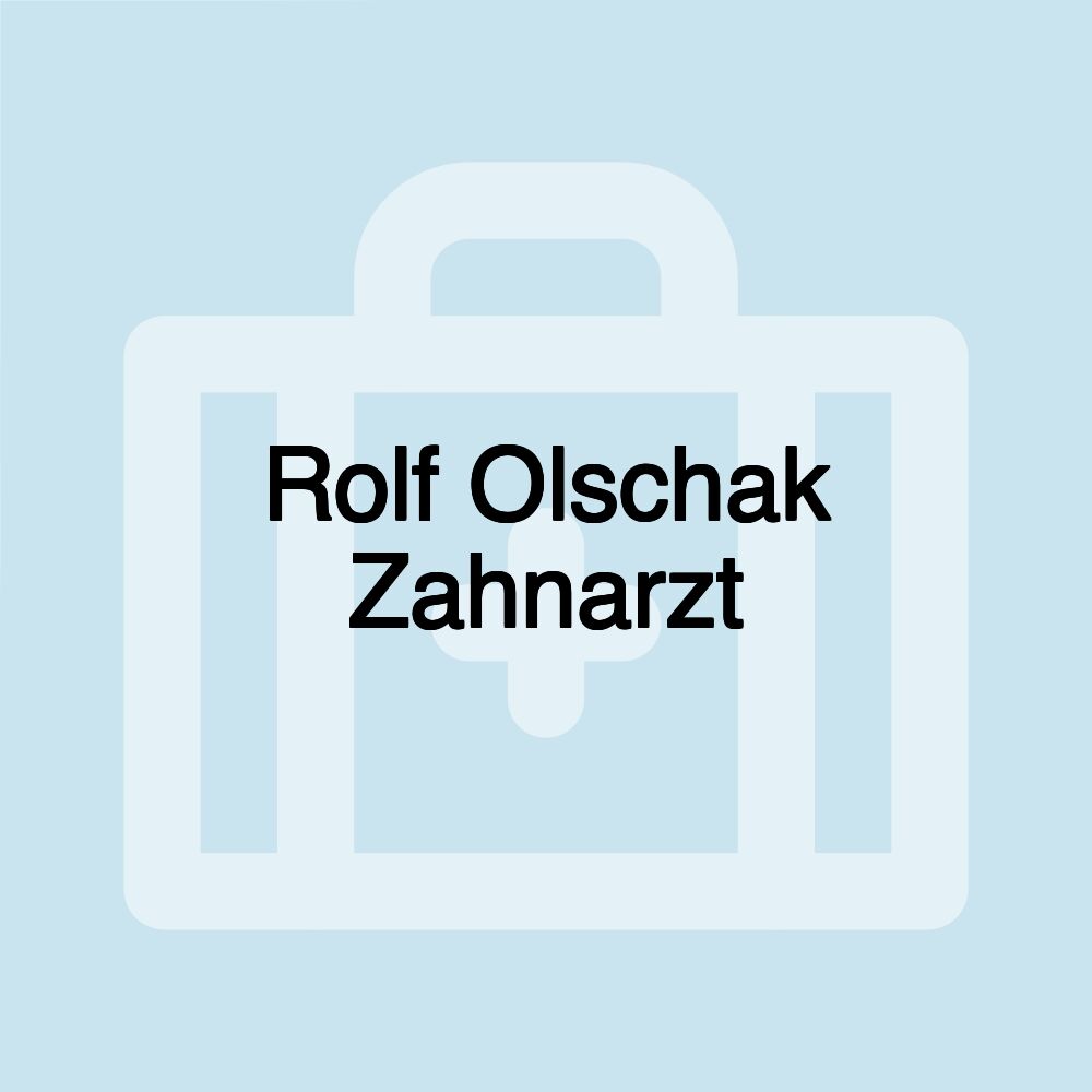 Rolf Olschak Zahnarzt