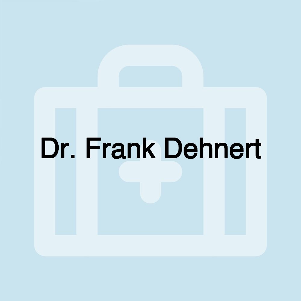 Dr. Frank Dehnert