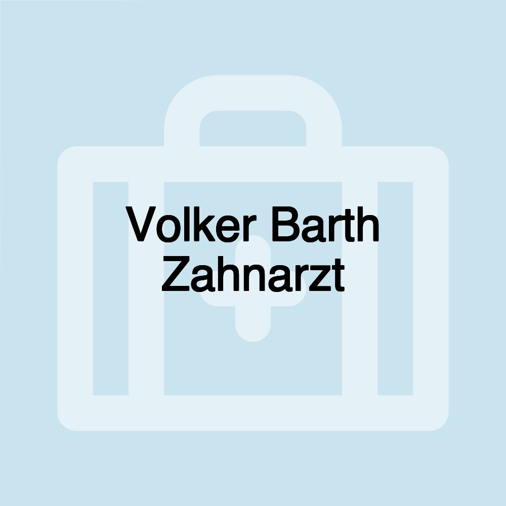 Volker Barth Zahnarzt