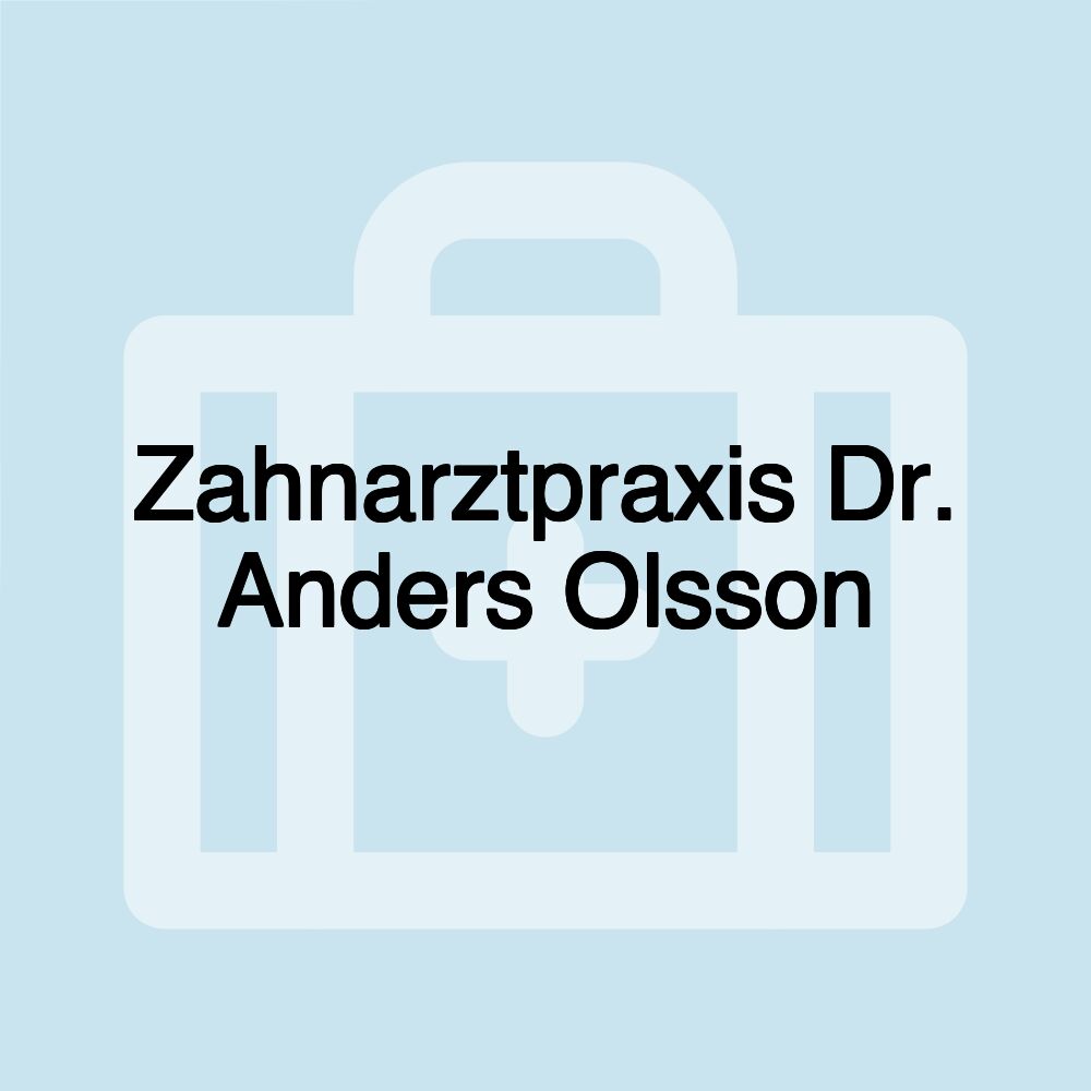 Zahnarztpraxis Dr. Anders Olsson