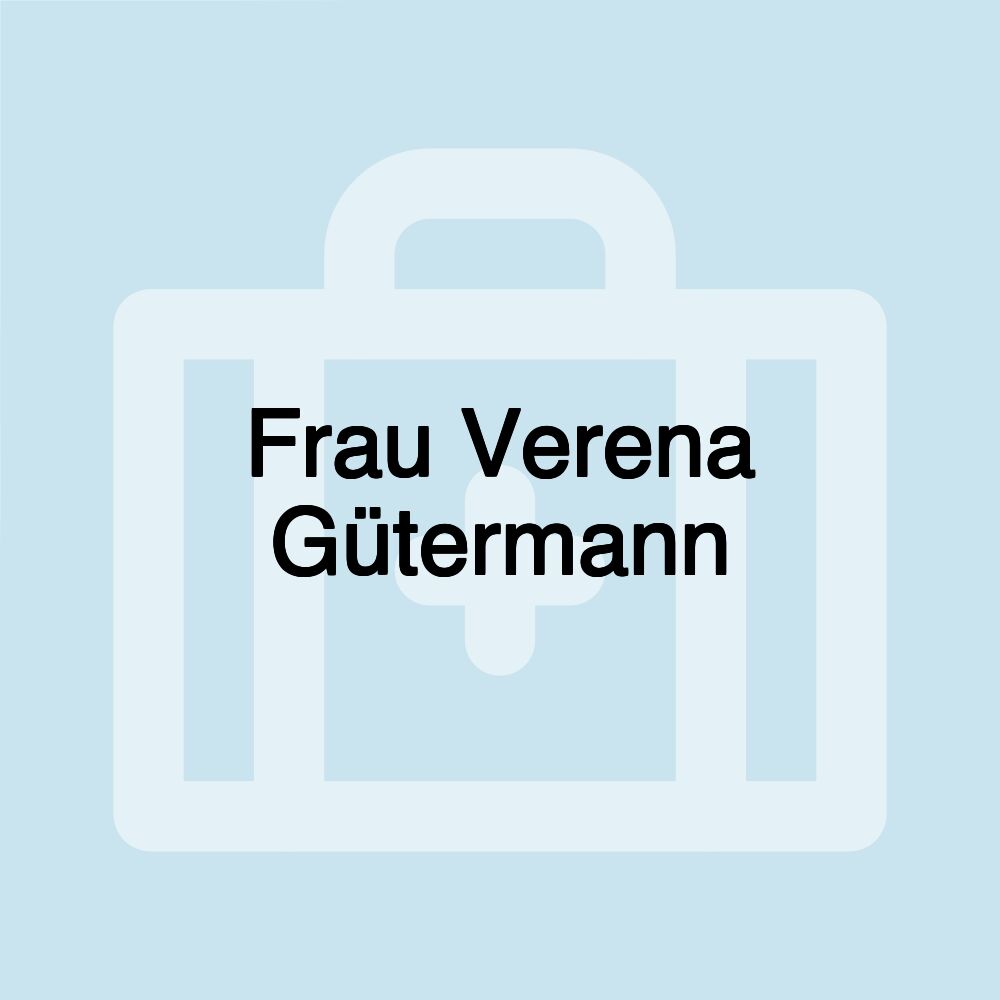 Frau Verena Gütermann