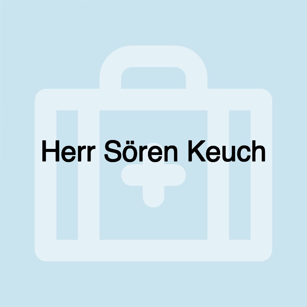 Herr Sören Keuch
