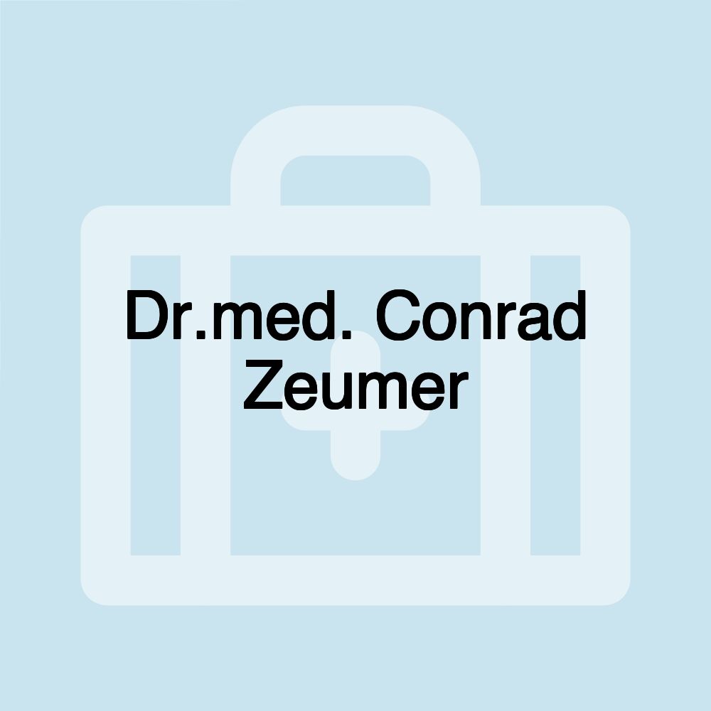 Dr.med. Conrad Zeumer