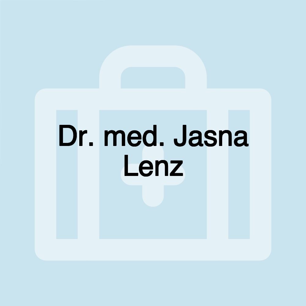 Dr. med. Jasna Lenz
