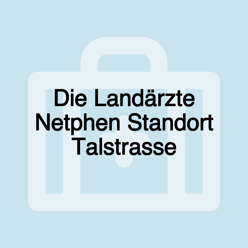 Die Landärzte Netphen Standort Talstrasse